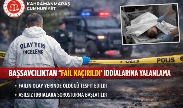 Başsavcılıktan “fail kaçırıldı” iddialarına yalanlama..