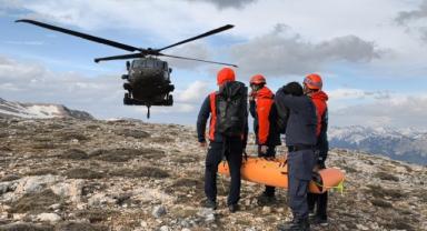Kahramanmaraş'ta dağ yolunda kalp krizi: Helikopterle tahliye edildi 