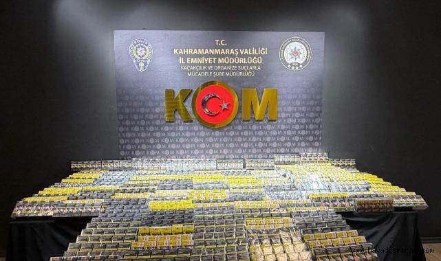 Kahramanmaraş’ta Kaçakçılık Operasyonu 