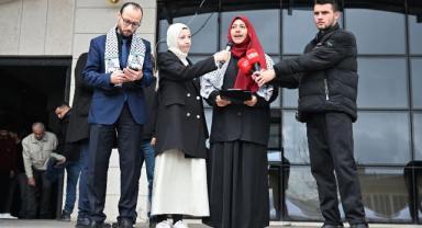 KSÜ’de “İşgale Son Esirlere Özgürlük” Etkinliği Düzenlendi