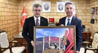 MHP Kahramanmaraş İl Başkanı Mansur Metehan'dan KSÜ Rektörü Okumuş'a Ziyaret..