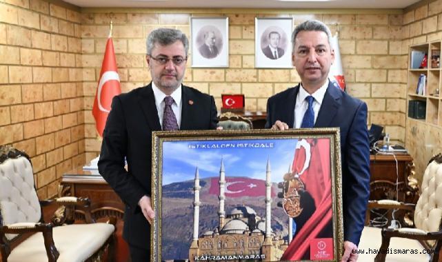 MHP Kahramanmaraş İl Başkanı Mansur Metehan'dan KSÜ Rektörü Okumuş'a Ziyaret..