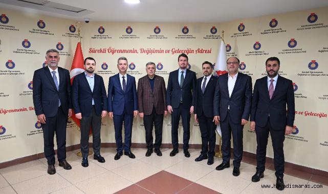 Pakdil ve İl Protokolünden KSÜ Rektörü Okumuş’a Ziyaret