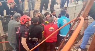 Kahramanmaraş’ta altyapı çalışmasında göçük: 1 yaralı..