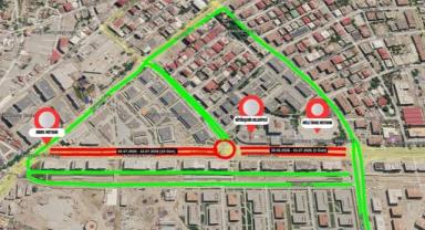 Azerbaycan Bulvarı’nda Geçici Trafik Düzenlemesi Yapıldı..