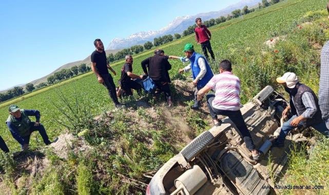Kahramanmaraş’ta Otomobil Sulama Kanalına Uçtu: 4 Yaralı