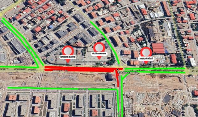 Sürücülerin Dikkatine; Azerbaycan Bulvarı’nda Geçici Trafik Düzenlemesi! 