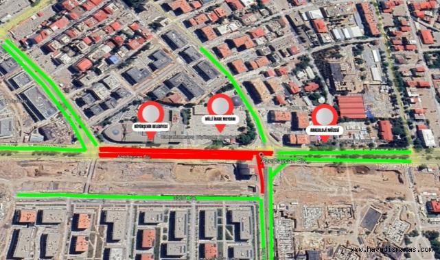 Sürücülerin Dikkatine; Azerbaycan Bulvarı’nda Geçici Trafik Düzenlemesi!
