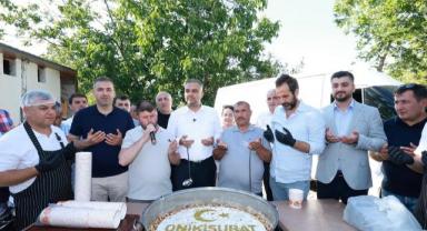 Başkan Toptaş, Dönüklü Mahallesi sakinleriyle aşure sofrasında buluştu..