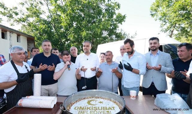 Başkan Toptaş, Dönüklü Mahallesi sakinleriyle aşure sofrasında buluştu..