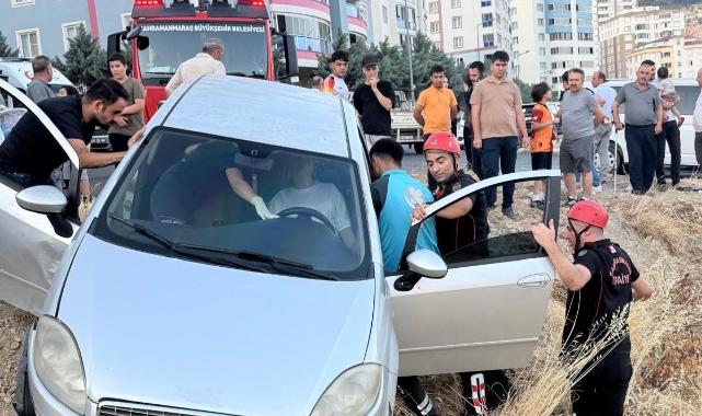 Kahramanmaraş’ta İki Otomobil Çarpıştı: 1 Yaralı