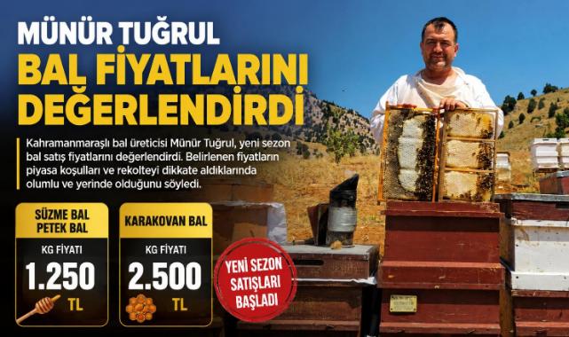 Kahramanmaraş’ta yeni sezon bal fiyatları belirlendi