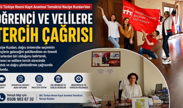 Naciye Kuzdan’dan Öğrenci ve Velilere Tercih Çağrısı..