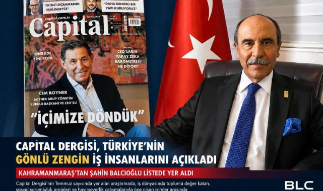 Şahin Balcıoğlu, Gönlü Zenginler Listesinde Yine Yerini Aldı..