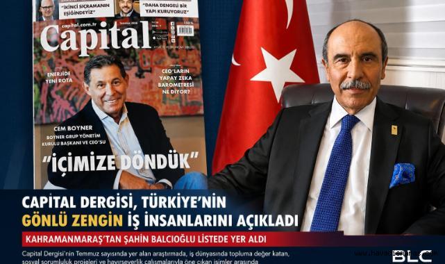 Şahin Balcıoğlu, Gönlü Zenginler Listesinde Yine Yerini Aldı..