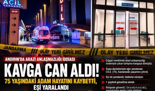Arazi Anlaşmazlığı İddiası Kanlı Bitti: 75 Yaşındaki Adam Hayatını Kaybetti..