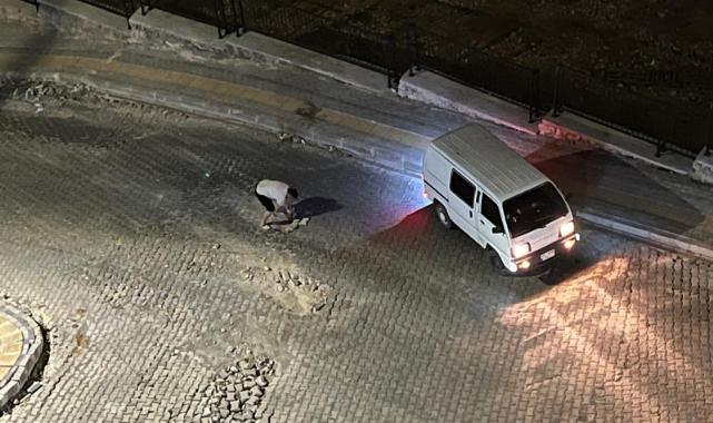 Kahramanmaraş’ta Yolun Çukurunu Gördü, “Bana Ne” Demedi