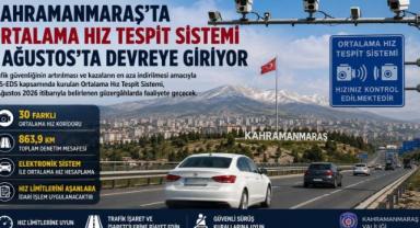 Ortalama Hız Tespit Sistemi 1 Ağustos’ta Devreye Girdi..