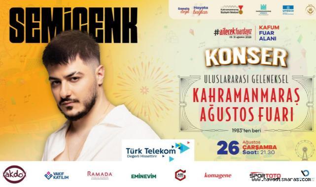 Semicenk, Bugün Ağustos Fuarı’nda Sahne Alacak