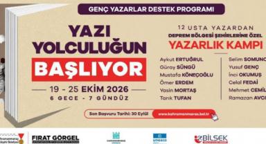 Deprem Bölgesindeki Genç Yazarları ‘Yazarlık Kampı’nda Buluşturuyoruz
