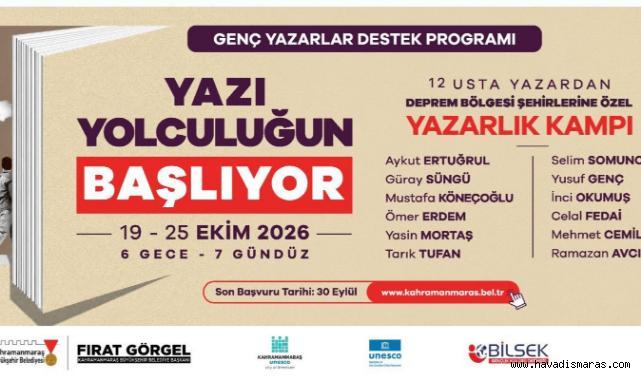 Deprem Bölgesindeki Genç Yazarları ‘Yazarlık Kampı’nda Buluşturuyoruz