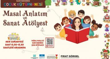 Masal Anlatım ve Sanat Atölyesi Minikleri Bekliyor