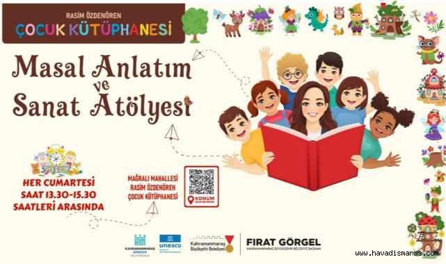 Masal Anlatım ve Sanat Atölyesi Minikleri Bekliyor