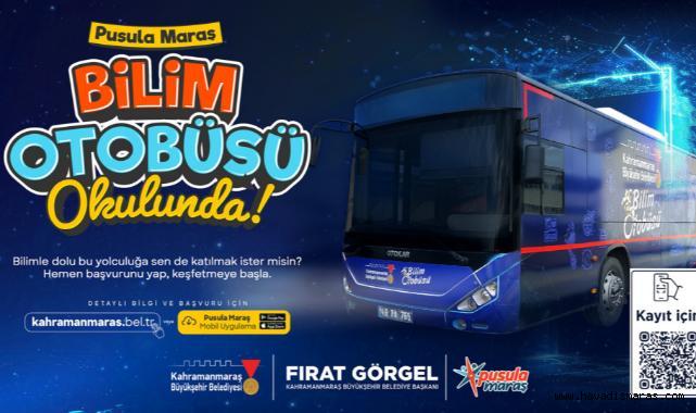 Pusula Maraş’ın Bilim Otobüsü Yeni Eğitim Döneminde de Yollarda