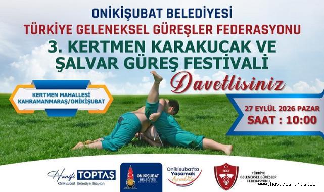 Türk güreşinin nabzı bu yıl da Onikişubat Belediyesi imzasıyla Kertmen’de atacak..