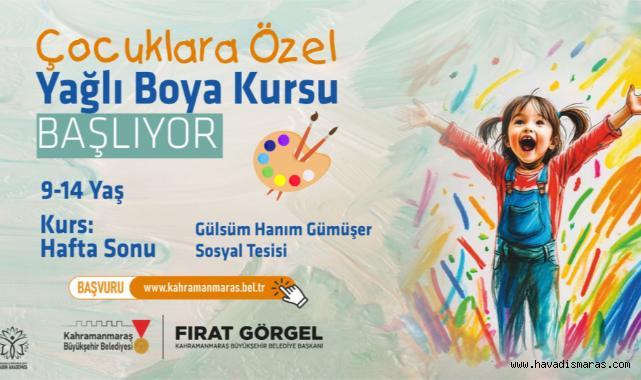 9 – 14 yaş aralığındaki çocuklara özel “Yağlı Boya Kursu” düzenleniyor