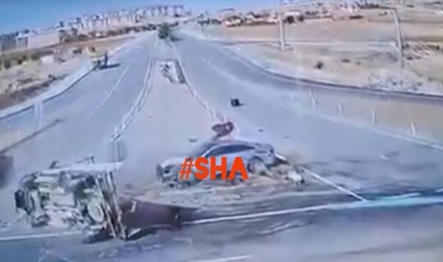 Kahramanmaraş’ta Feci Kazanın Güvenlik Kamerası Görüntüleri Ortaya Çıktı 