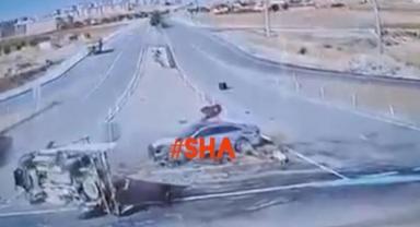 Kahramanmaraş’ta Feci Kazanın Güvenlik Kamerası Görüntüleri Ortaya Çıktı 