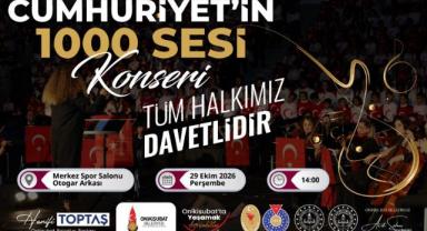 Onikişubat Belediyesi’nden Cumhuriyet’in 103. Yılına 1300 Sesli Dev Konser 
