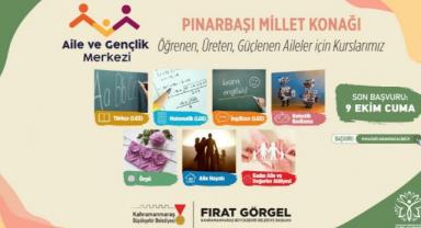 Pınarbaşı Millet Konağı’nda Kadınlar ve Öğrenciler İçin Eğitim Dönemi Başlıyor 