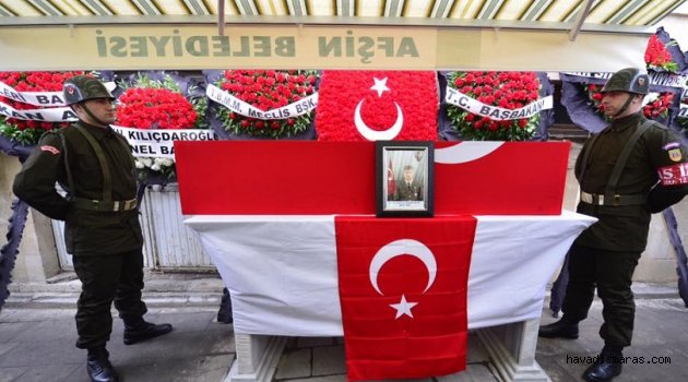 AFŞİNLİ ŞEHİT KALFE SON YOLCULUĞUNA UĞURLANDI..