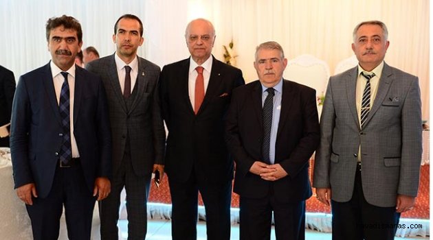 BAŞKAN MAHÇİÇEK İLAHİYATÇILARI KONUK ETTİ
