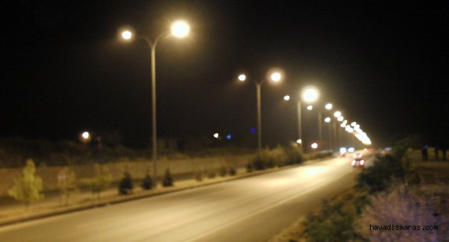GAZİANTEP YOLU GÜNDÜZ GİBİ..