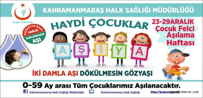 HAYDİ ÇOCUKLAR AŞIYA...