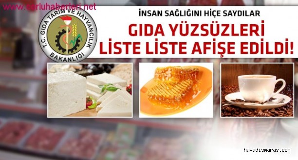 HİLELİ ÜRÜNLERE DİKKAT...