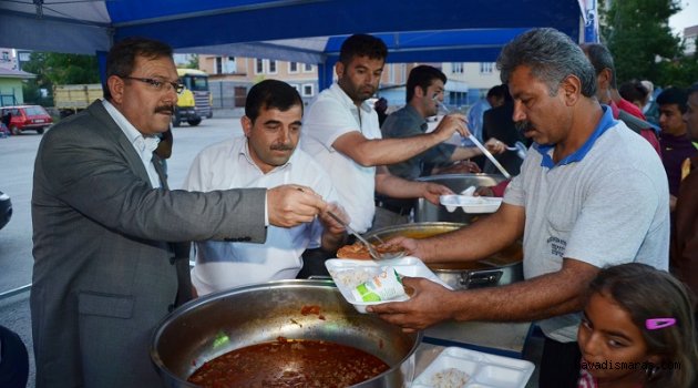 İLK İFTAR BAŞKAN’DAN..