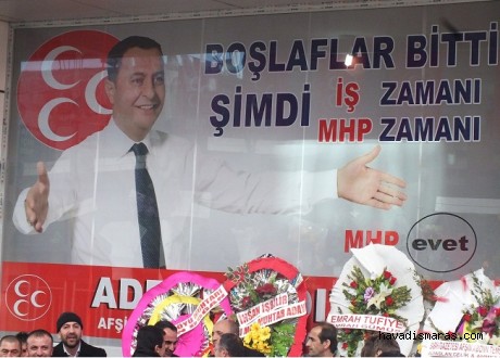MHP AFŞİNDE GÖVDE GÖSTERİSİ YAPTI