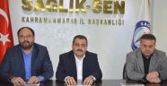 İLKER ÇİTİR SAĞLIKÇILARI ZİYARET ETTİ..