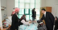 HASTA VE YAKINLARININ HAYIR DUASINI ALDI..