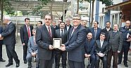 DİYANET-SEN’ DEN, EMNİYET MÜDÜRÜ METİN AŞIK’A PLAKET
