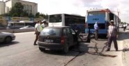 KAYSERİ'DE ÜZÜCÜ KAZA...