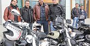 MOTOSİKLETÇİLER PİAZZA'DA BULUŞTU