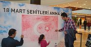 PİAZZA'DA TÜRK BAYRAĞINI RESMETTİLER..