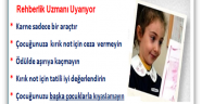 UZMANLARDAN KARNE UYARISI..