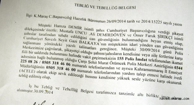 TEHDİT EDİLEN İMAMA KORUMA..