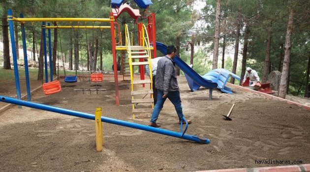 TÜRKOĞLU’NDA PARKLAR ELDEN GEÇİRİLİYOR...